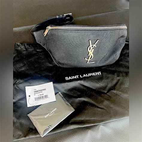 ysl bum bag leather|ysl bum bag women's.